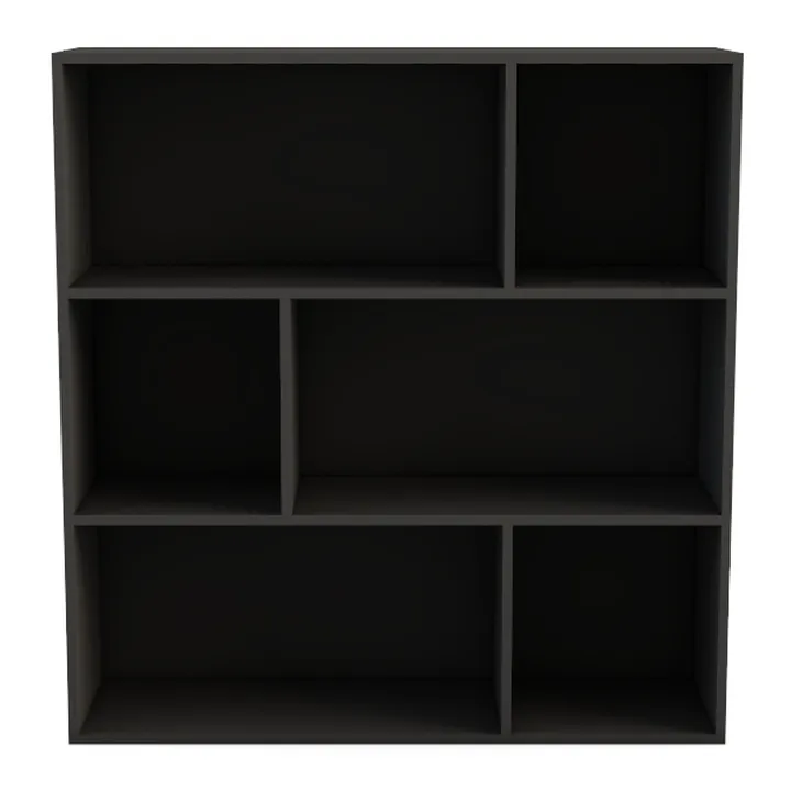 Cube Storage Bookcase with Base - Wooden 3 Tiers