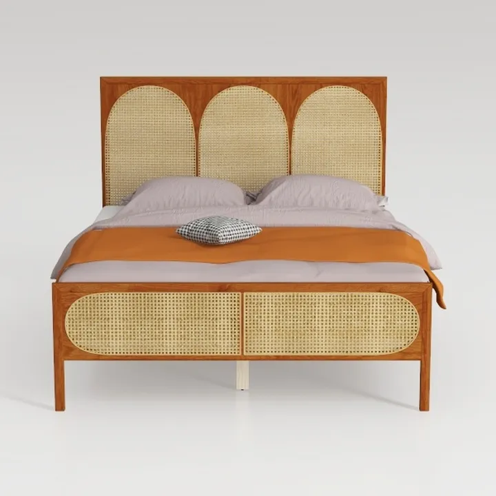 Baxton Studio Thatcher Mid-Century Modern Walnut B