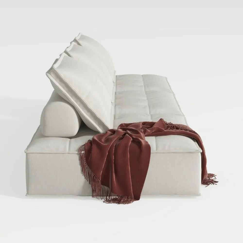 Curve Combination Sofa 133", Modern Fashion Living