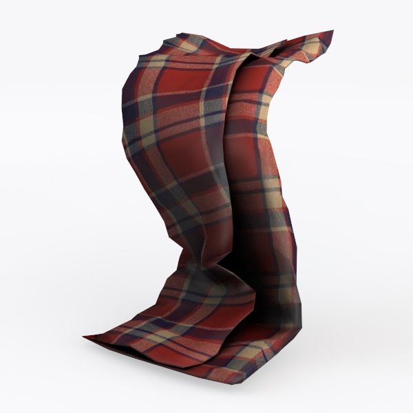 Draped -  Tartan Throw