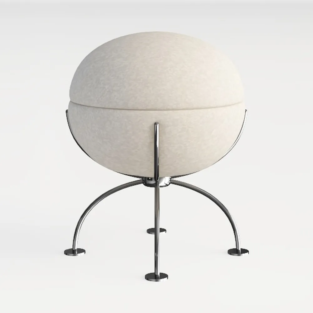 VASAGLE Vanity Chair with Back, Adjustable Swivel