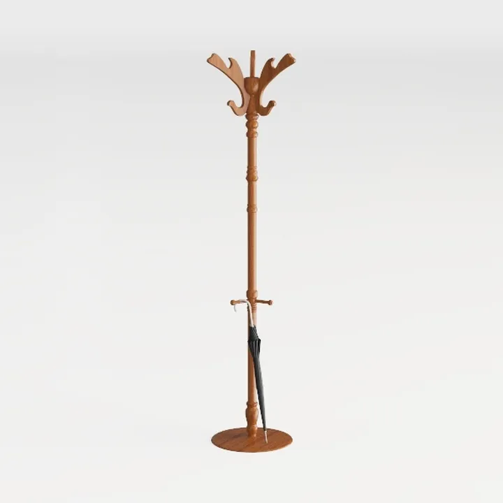 Wooden Coat Rack Freestanding, Vintage Coat Racks