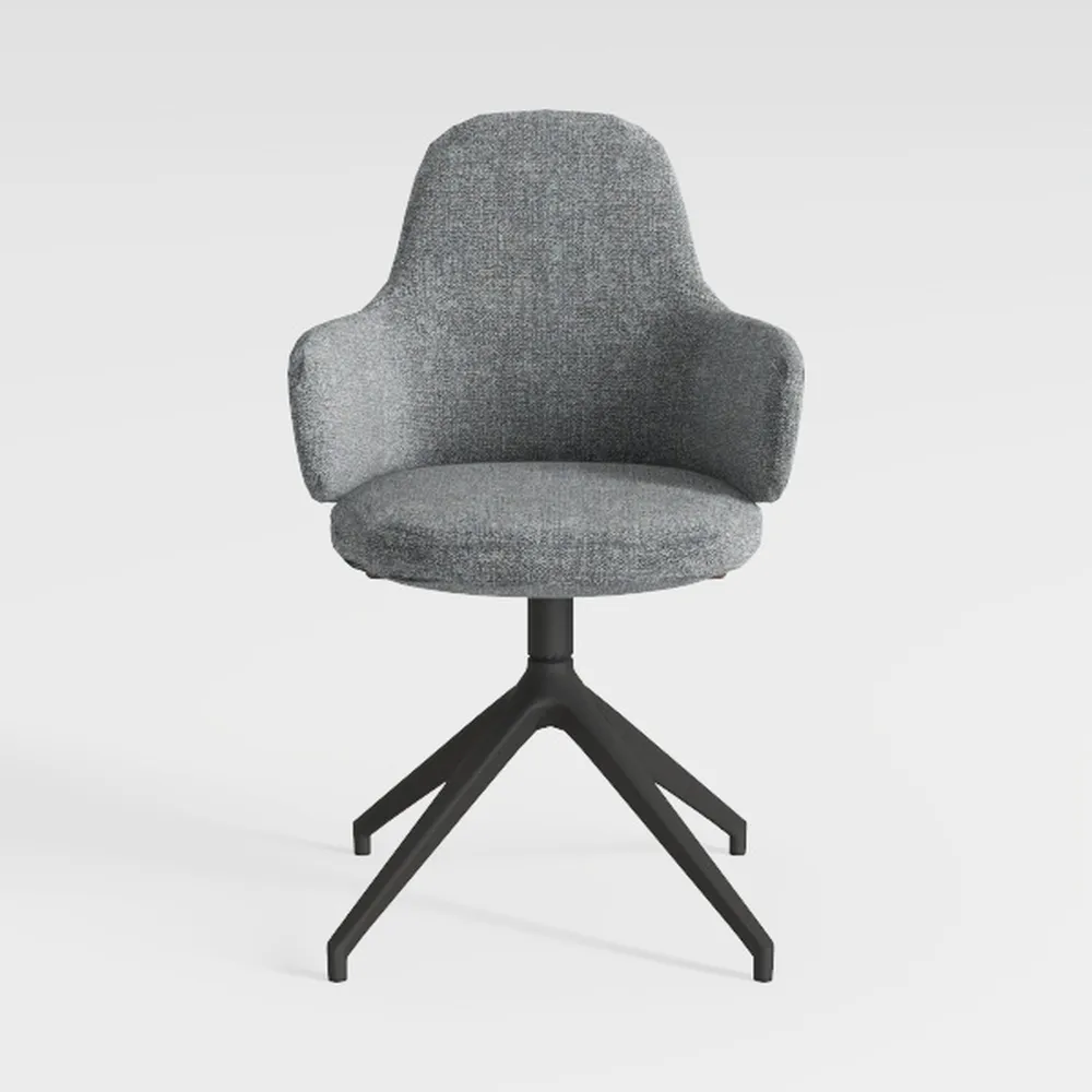 Home Office Chair, Modern Teddy Fabric Material
