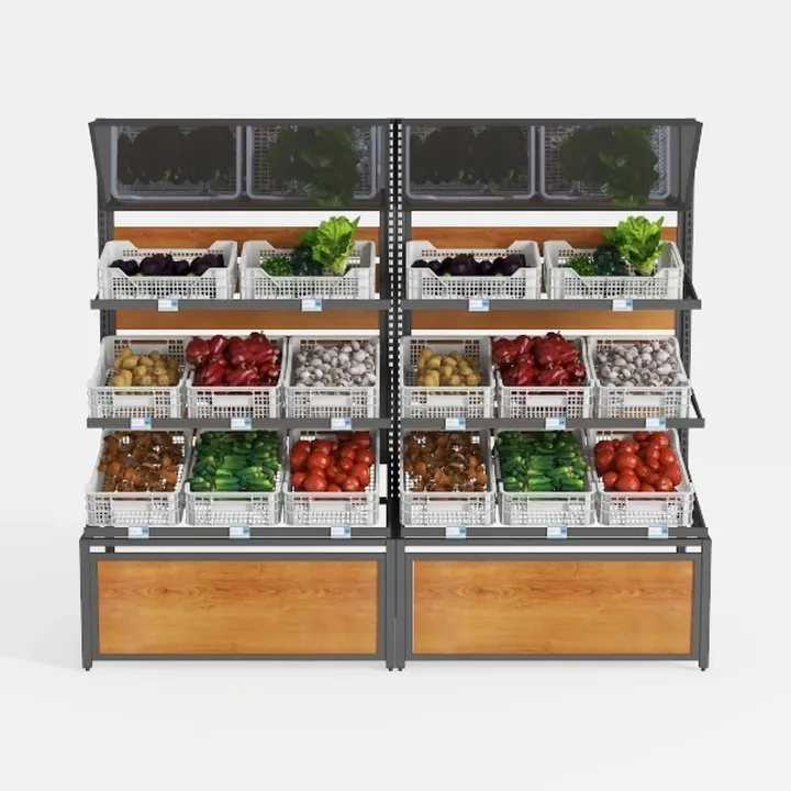vegetable stand-Supermarket