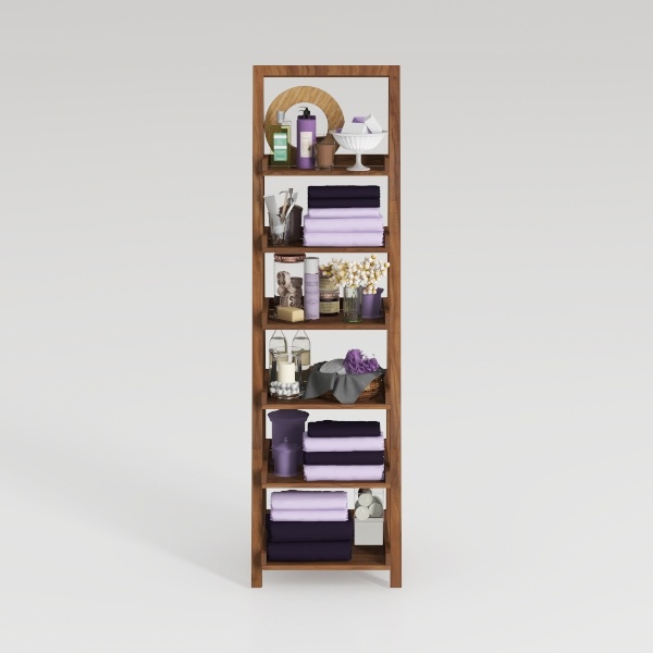 Casaottima 6-Tier Open Bookshelf and Bookcase,