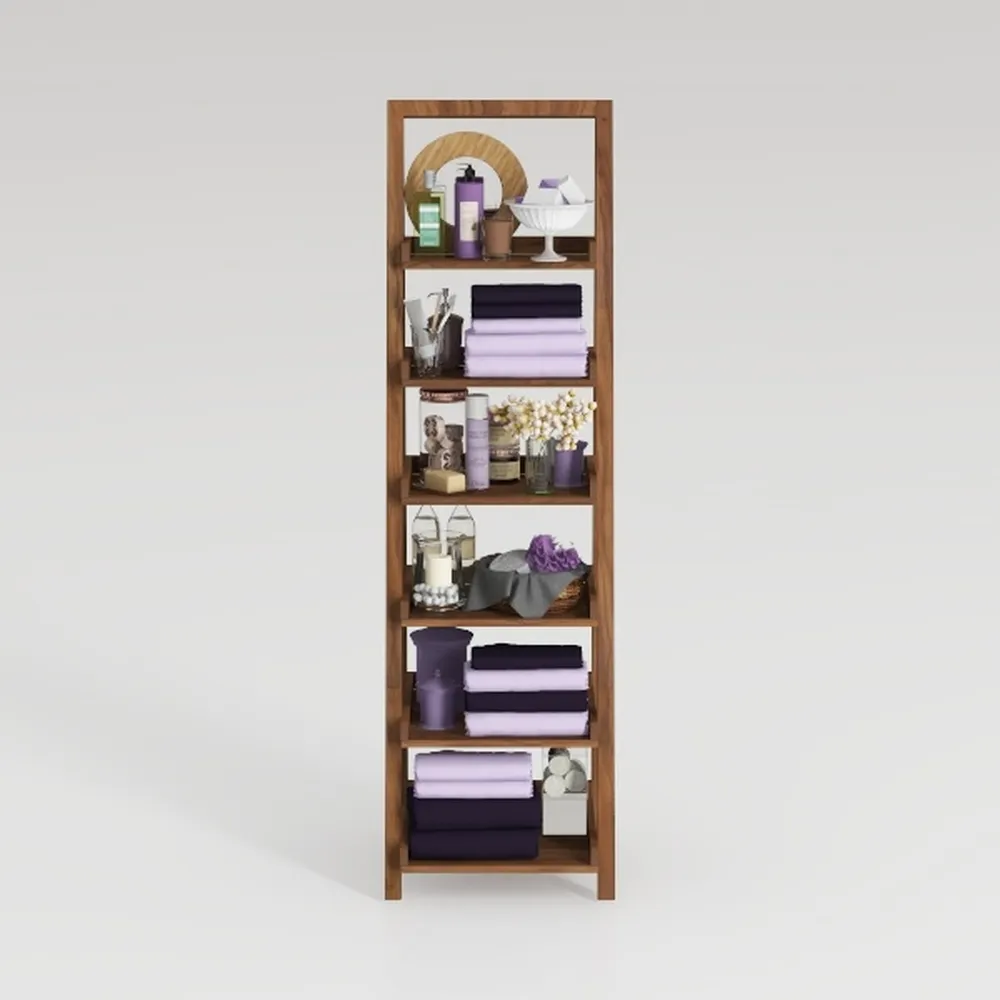 Casaottima 6-Tier Open Bookshelf and Bookcase,