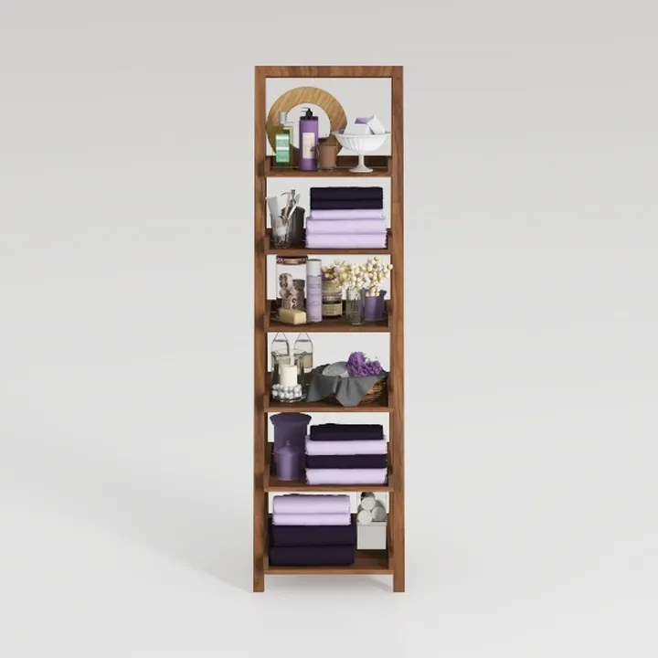 Casaottima 6-Tier Open Bookshelf and Bookcase,