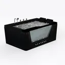 WOODBRIDGE 67" Acrylic Freestanding Bathtub Left 45 Degree View