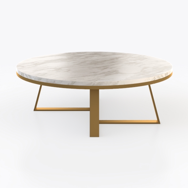 Golsibo coffee tableXL4022-2 gold (1.0x1.0x0.35m)