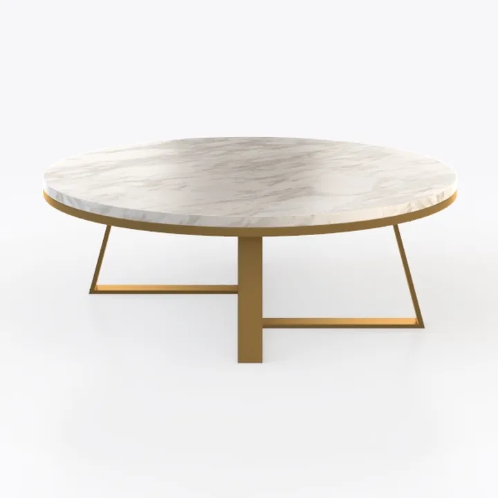 Golsibo coffee tableXL4022-2 gold (1.0x1.0x0.35m)