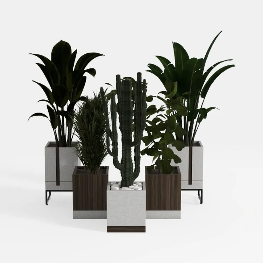 Bird of Paradise Artificial Tree, 6Ft Tall Faux