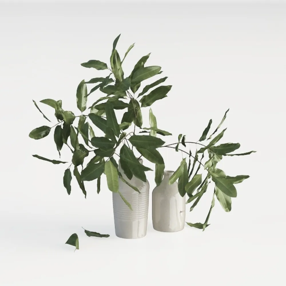 Der Rose 2 Pack Fake Plants Artificial Potted 