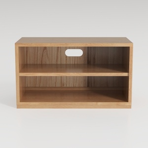 Rubber Wood Montessori Shelf and Toy Storage