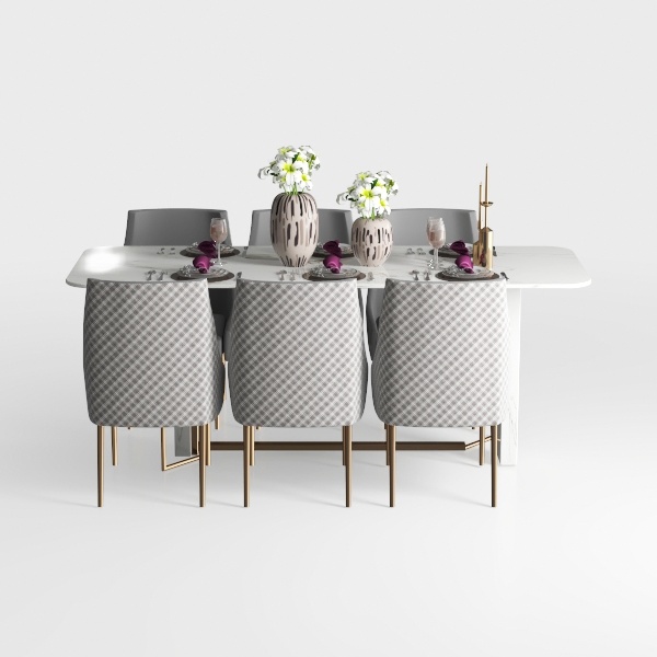 Grey Oak Wood 118.1 in. Width Rectangle Pedestal B