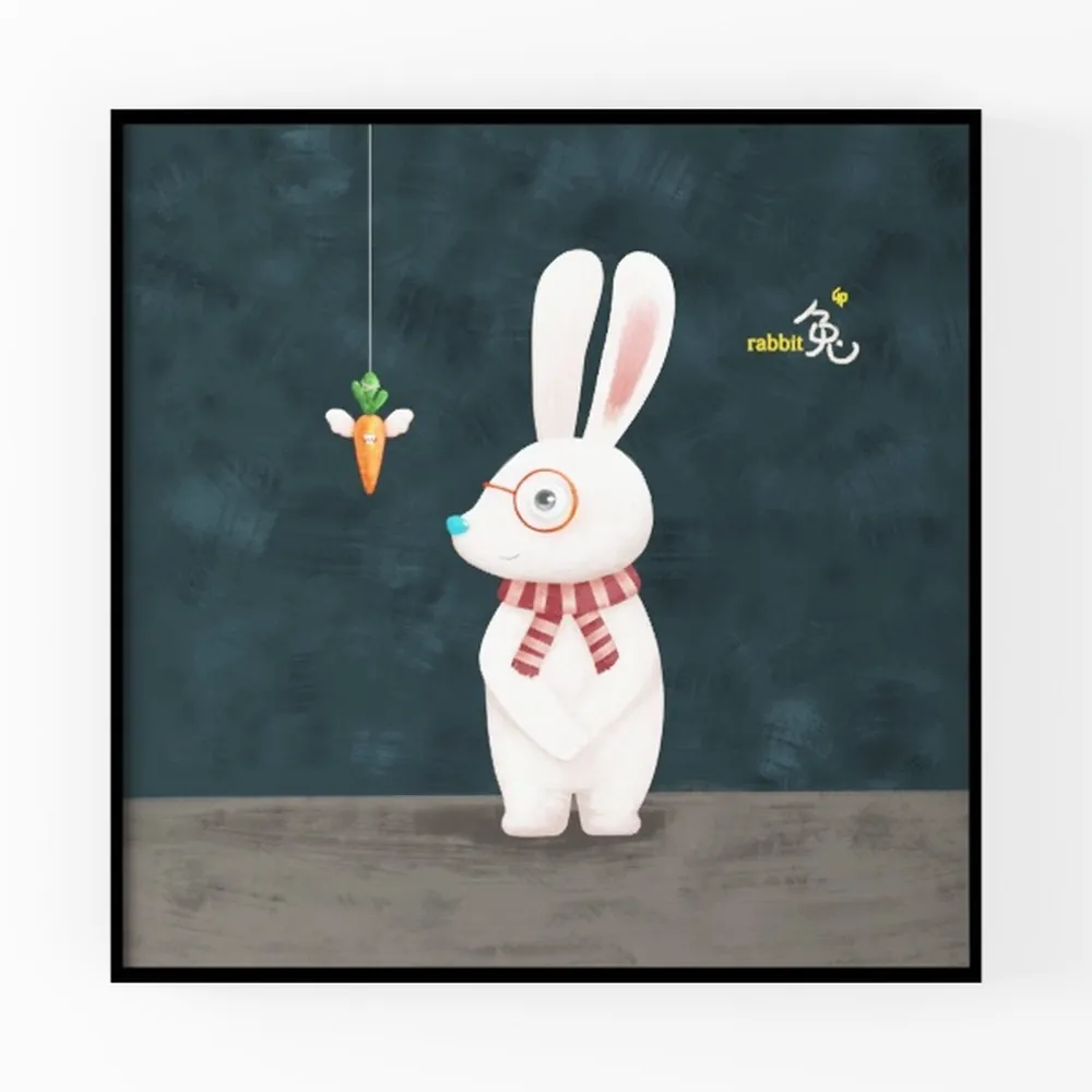 Hamduker Cat Wall Art Monet Prints Vintage Canvas