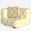 FEMICON Comfortable Seating Solution, Soft Velvet  Left 45 Degree View