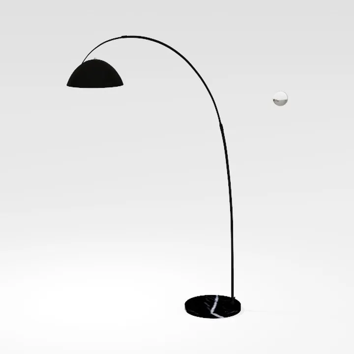 GETINLIGHT 66" Modern Antique Brass Arc Floor Lamp