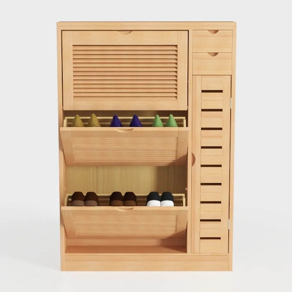 HITNET Bathroom Cabinet Freestanding, Bamboo