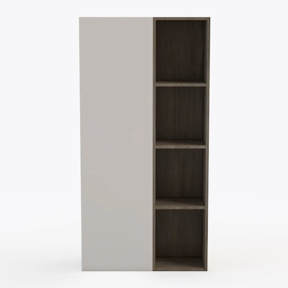 COMHOMA 8 Wood Cube Storage Organizer with Open