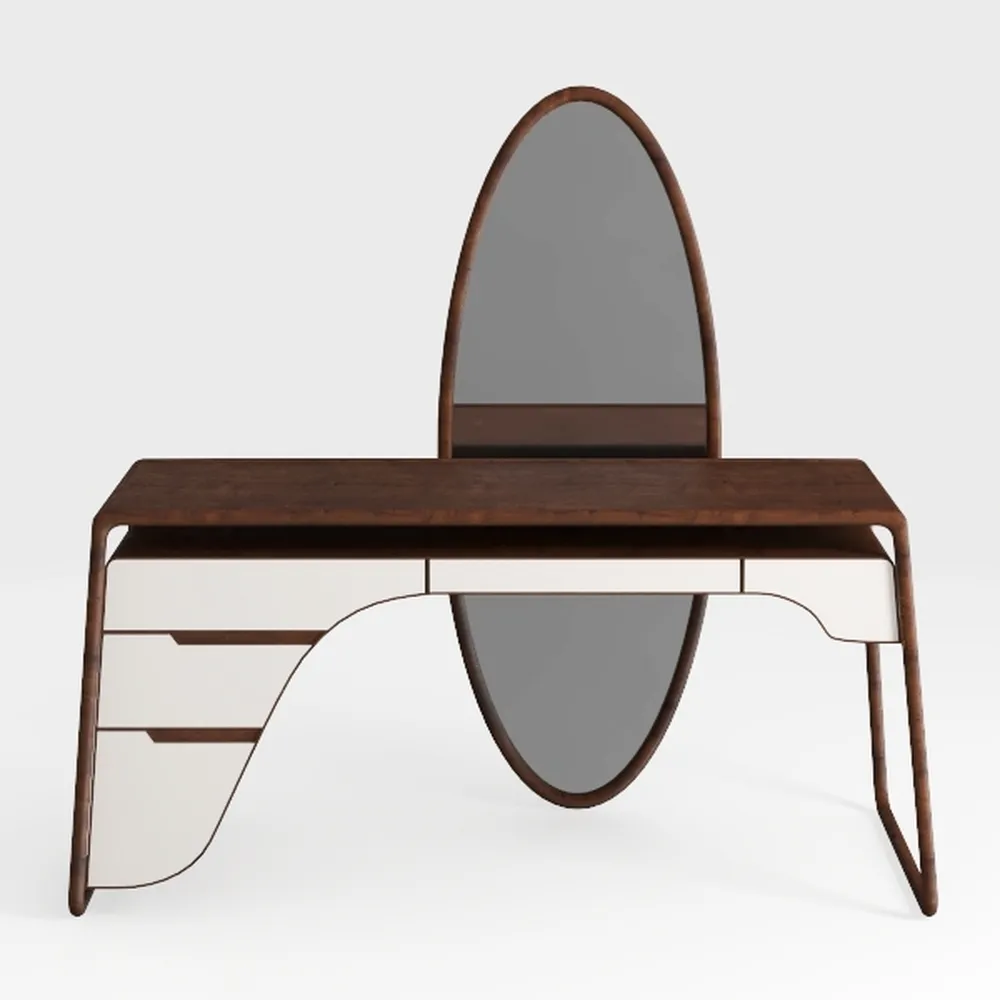 Generico Scrivania per Computer Elegante e salvaspazio, postazione di Lavoro Robusta per Scrivere e Giocare, Arredamento Moderno per Ufficio per casa e Camera da Letto - Finitura Bianca