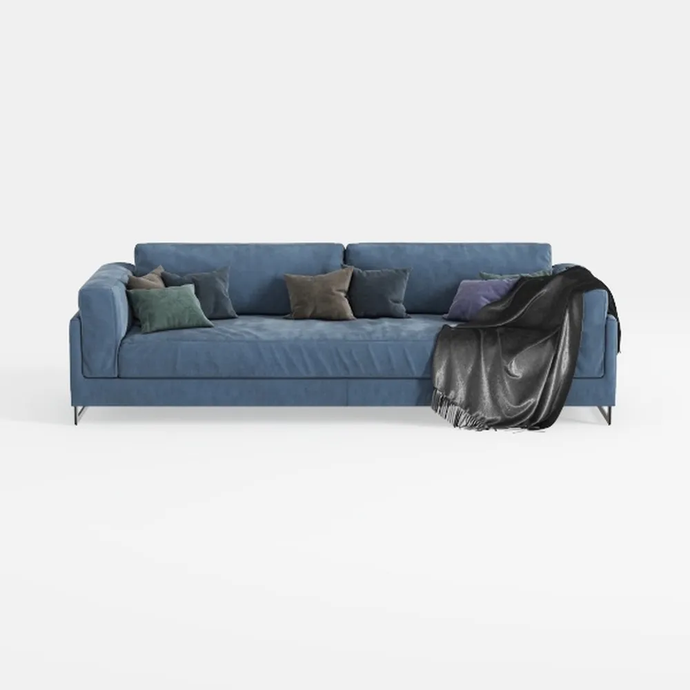 157.5" Cloud Couch Modular Sectional Sofa for
