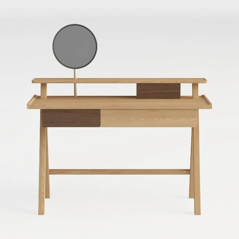 Umbra Swivo Modern Design, Space Saving Desk, Ligh