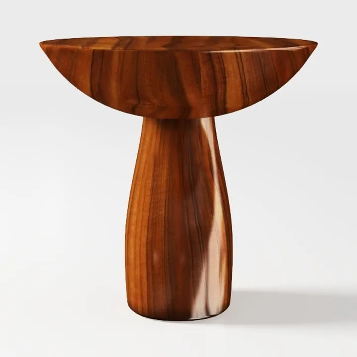 Paloma - Accent Side Table - Dark Brown