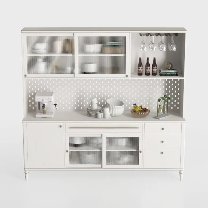 Bookcase, 8-Cube Storage Bookshelf with 6 Fabric