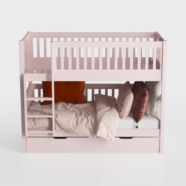 Bellemave Bunk Bed Twin XL Over Twin XL, Metal Bun