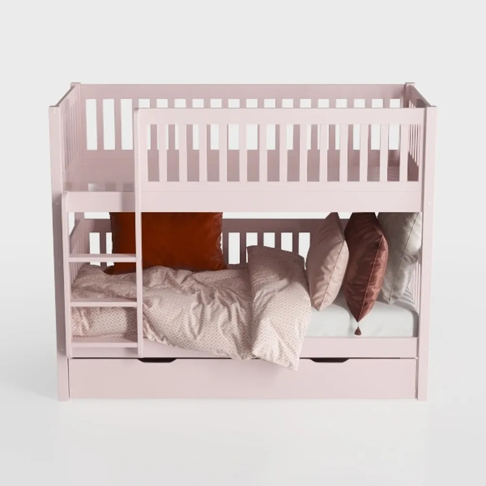 Bellemave Bunk Bed Twin XL Over Twin XL, Metal Bun