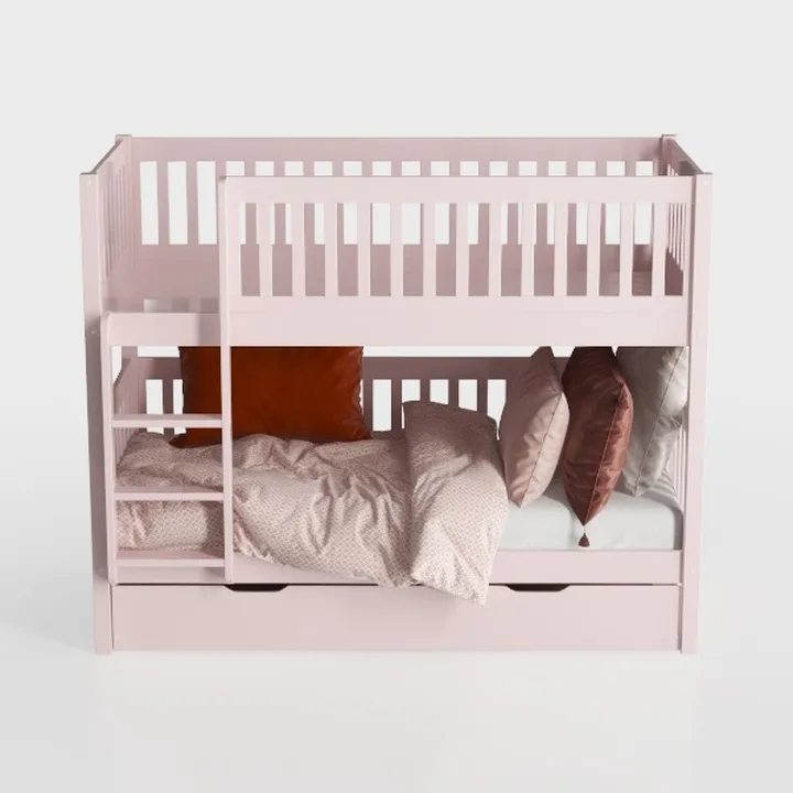 Bellemave Bunk Bed Twin XL Over Twin XL, Metal Bun