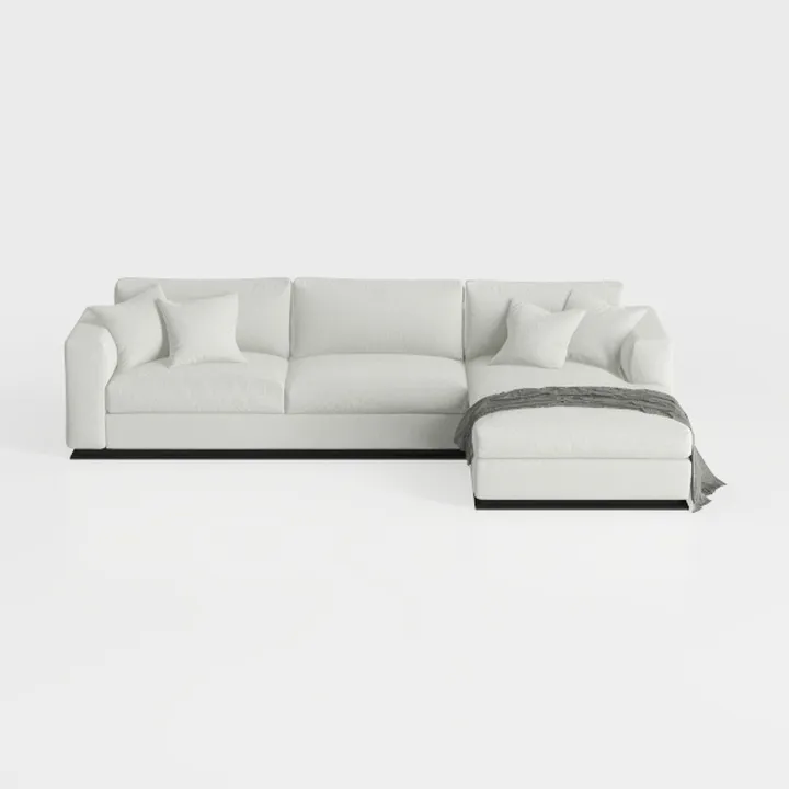 114 Inches Modular Sectional Sofa, Oversized Down