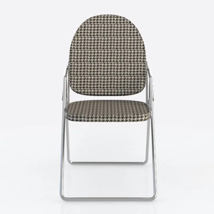 6 Pack Folding Chairs Fabric Dining Chair Set with