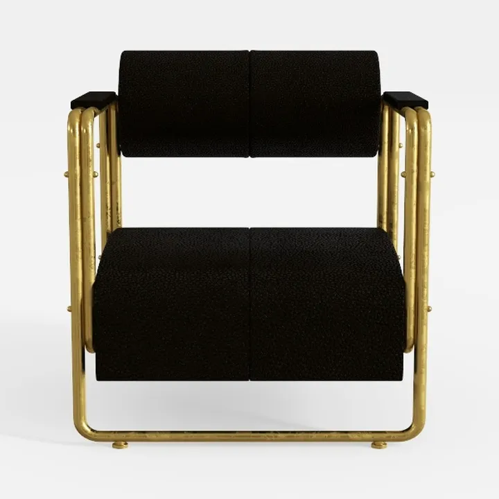 AODAILIHB Mid Century Sherpa Boucle Accent Chair