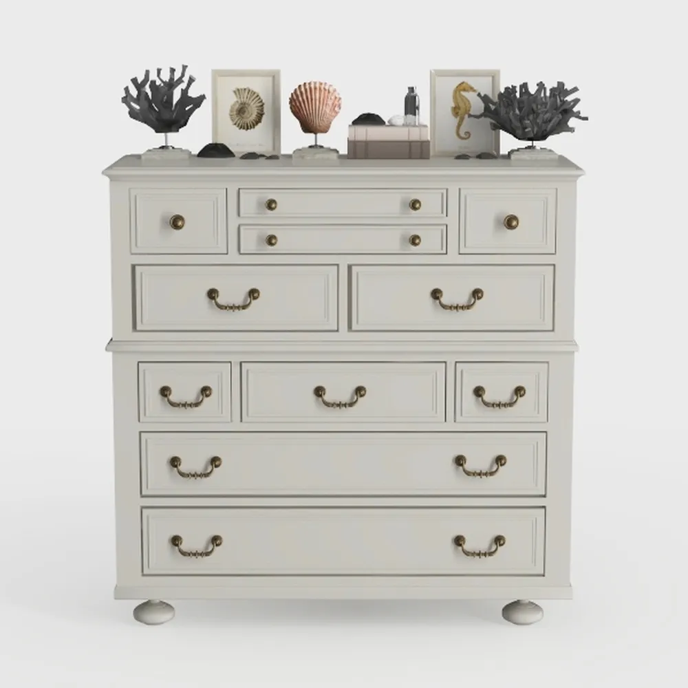 Farmhouse 12 Drawer Dresser for Bedroom, 63”