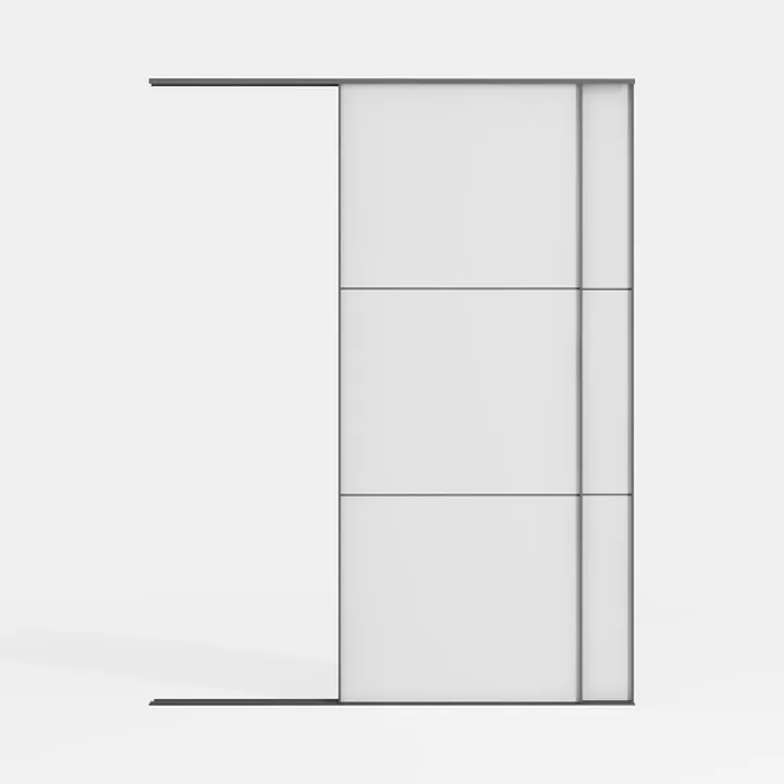 S&Z tophand 40 in. x 84 in. White Lacquer Barn