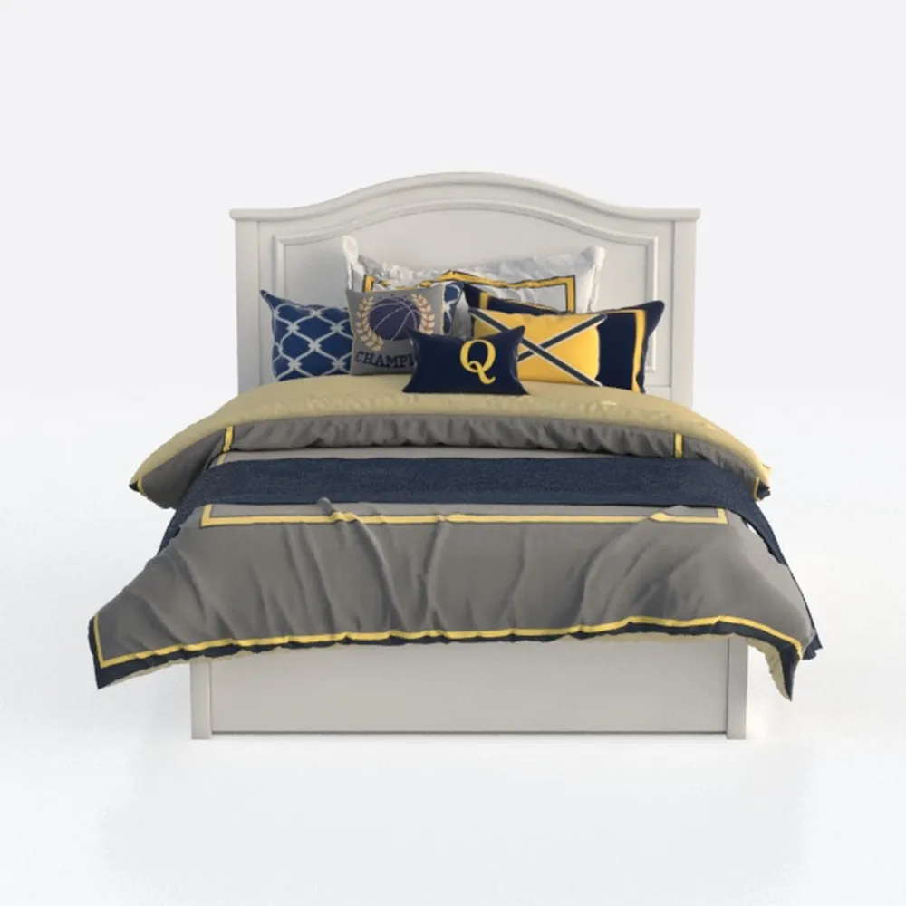 WELCON Rockstar - letto a molle box grigio/grigio chiaro 180x200 cm grado di durezza H3 con oltre 1000 molle (1126 molle tascabili a barile), topper in schiuma fredda, letto imbottito - letto matrimoniale - letto box a molle