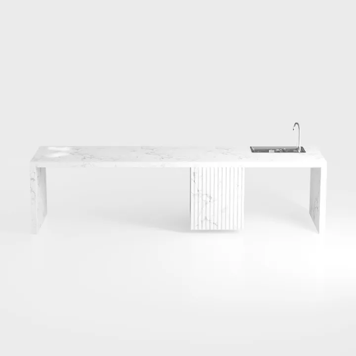 TAPIVA Desk Computer Desks Office Desk Marble Tabl