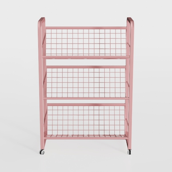 TOOLF 3 Tier Rolling Utility Cart - Durable Metal