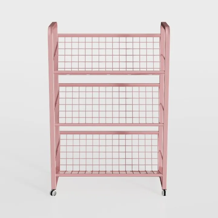 TOOLF 3 Tier Rolling Utility Cart - Durable Metal