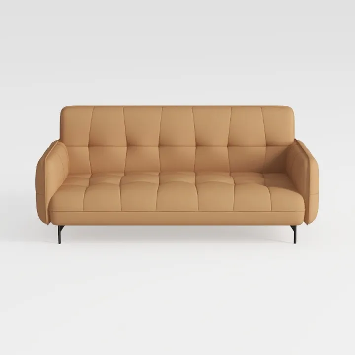 Modway Engage Sofa in Top-Grain Leather Living 