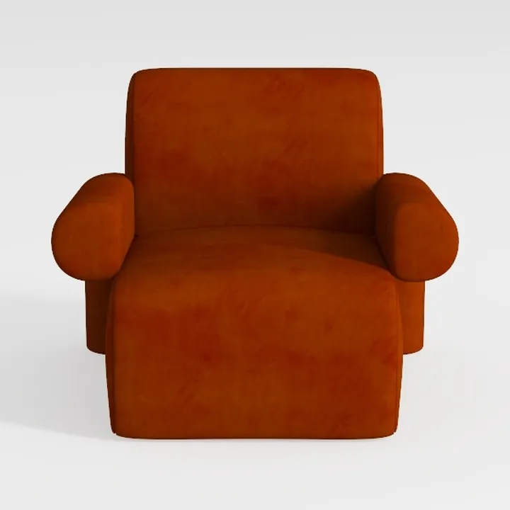 41.75" Oversized Modern Accent Chair w/Chenille