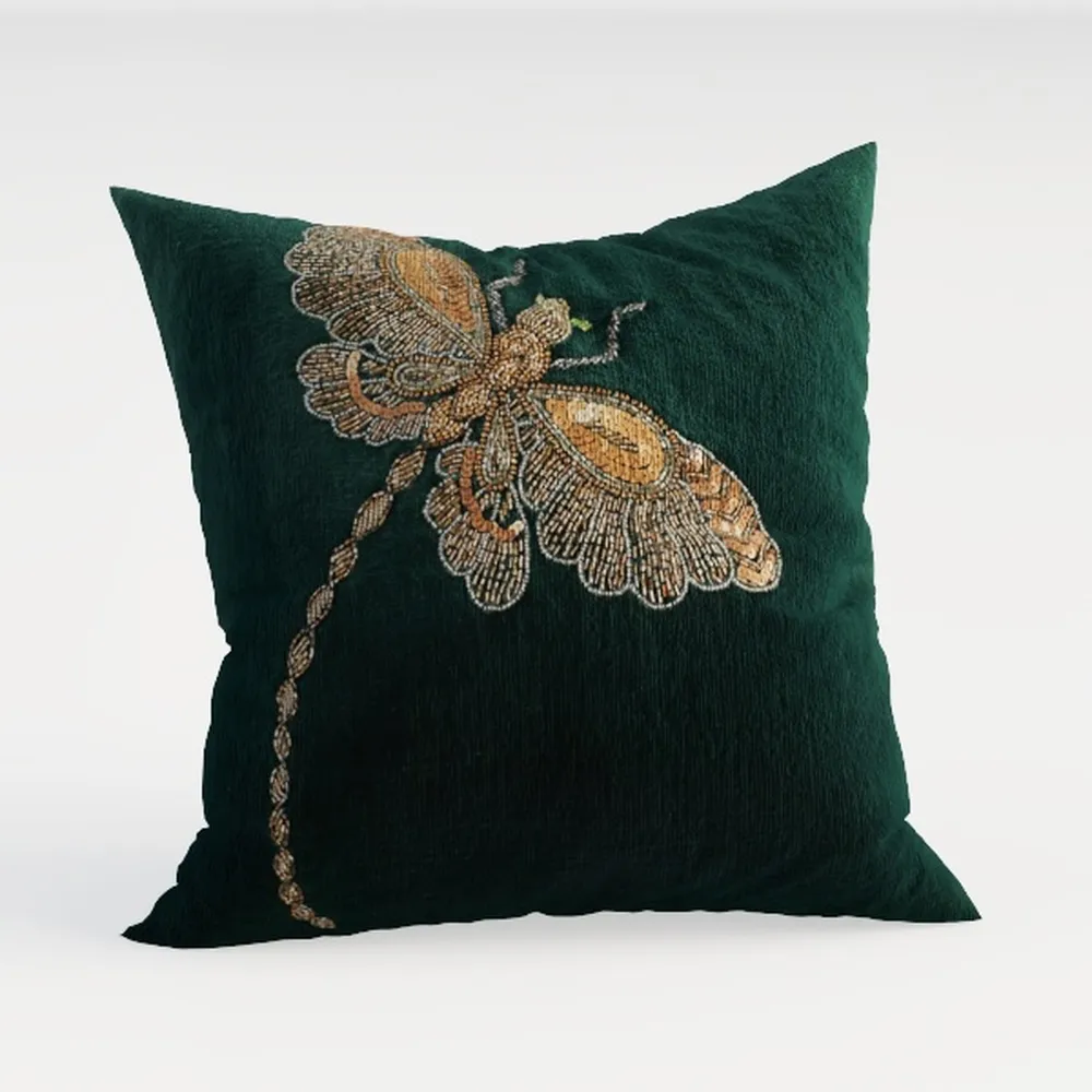 William Morris Christmas Deer Throw Pillow Covers 