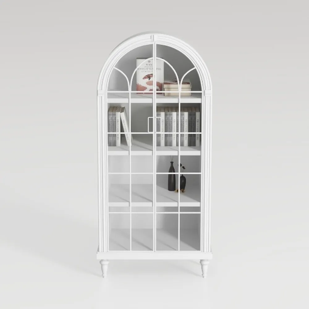 71" Tall Arched Cabinet, 5-Tier Arched Kitchen