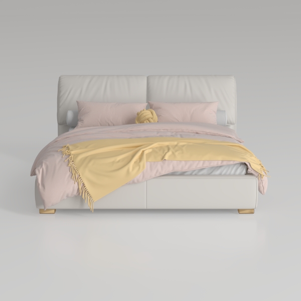 FOOTHILL Twin Platform Bed Frame with Upholstered 