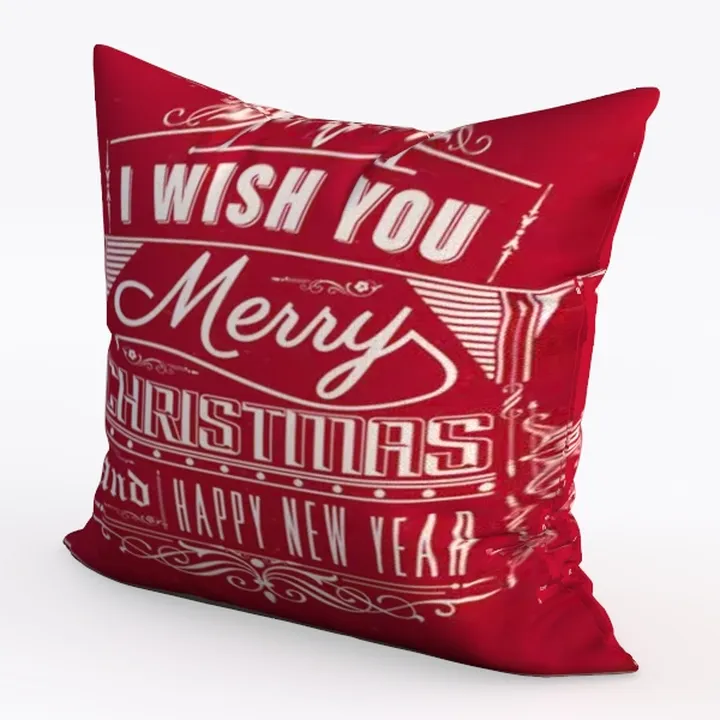 MIULEE Set of 2 Red Decorative Pillow Covers 20x20