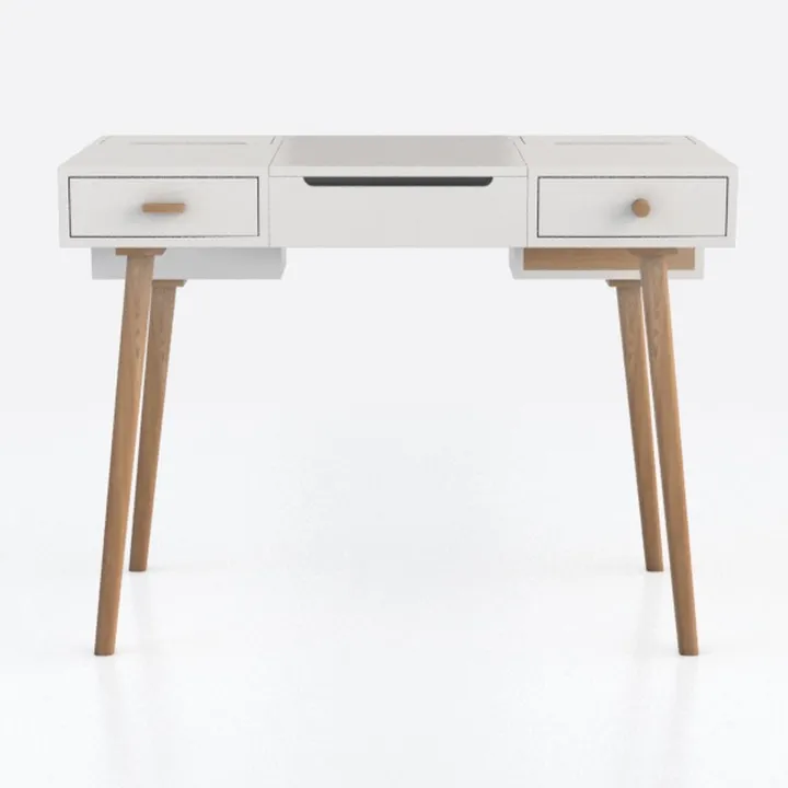 Allora 1-Drawer Rectangular Wood Home Office Desk 