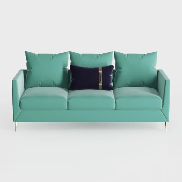80" Modern Corduroy Sofa, Couch for Living Room, 3