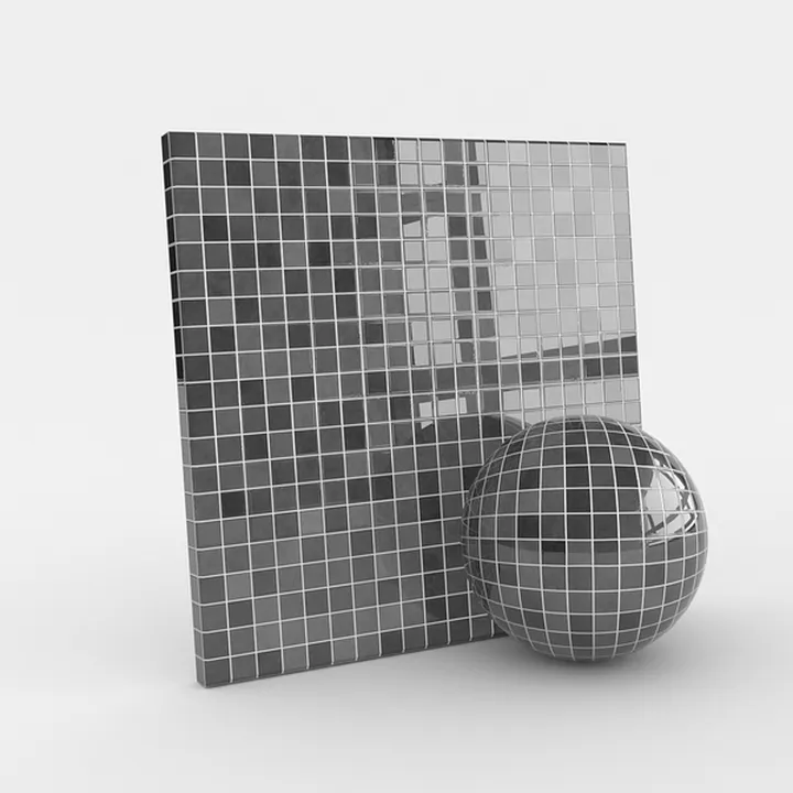 dark-grey check-Mosaic
