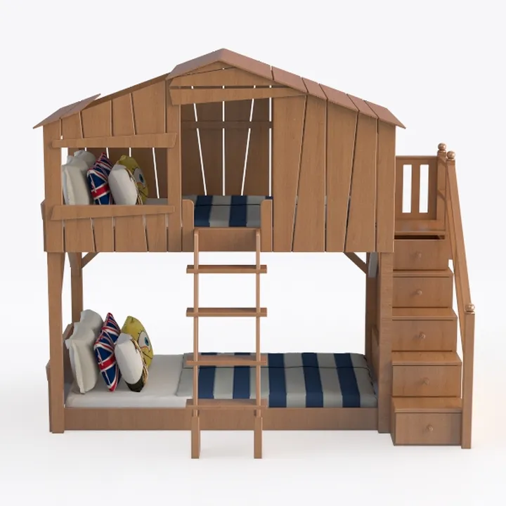 Acme Furniture Darlene Farmhouse Wood Twin Over Tw